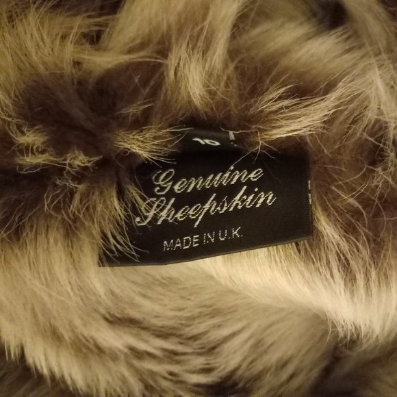 Reversible Toscano Shearling Genuine Sheepskin Coat Luxury Warmth Boho Luxury - Picture 15 of 16